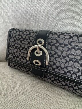 Coach Soho Buckle Wallet with Checkbook
